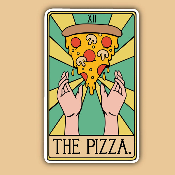 The Pizza Alternative Tarot Card Sticker