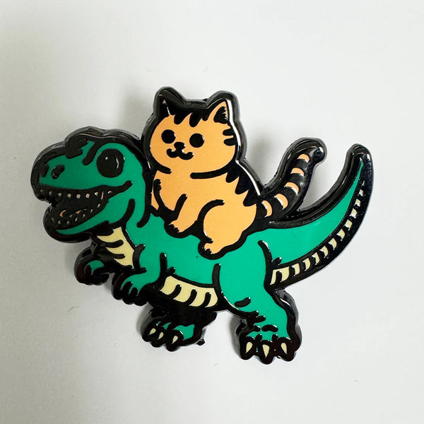 T Rex Cat Pin