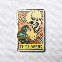 Gold Lovers Tarot Pin