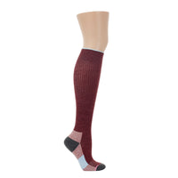 Color Block Cushion Compression Outdoor Medium Weight Knee-High