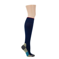 Color Block Cushion Compression Outdoor Medium Weight Knee-High