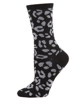 Animal Lover’s Soft Leopard Print Cashmere Crew