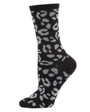 Animal Lover’s Soft Leopard Print Cashmere Crew