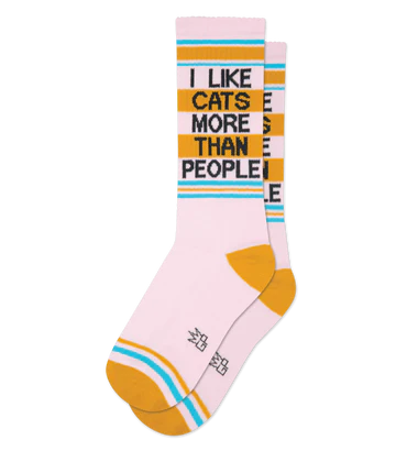 I Like Cats More Than People Unisex Crew