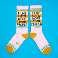 I Like Cats More Than People Unisex Crew