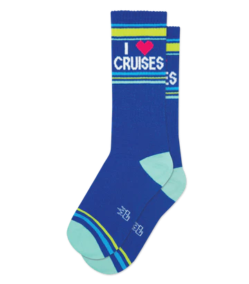 I ❤️ Cruises Unisex Gym Crew Socks