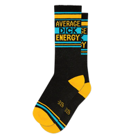Average Dick Energy Unisex Gym Crew Socks