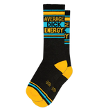 Average Dick Energy Unisex Gym Crew Socks