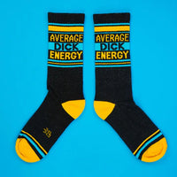Average Dick Energy Unisex Gym Crew Socks
