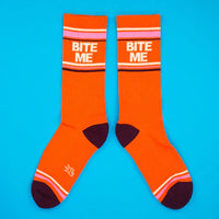 Bite Me Unisex Gym Crew Socks