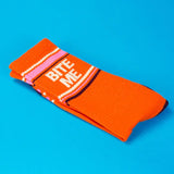 Bite Me Unisex Gym Crew Socks