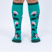 Philodendron "Stretch-It" Knee High Sock