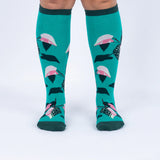Philodendron "Stretch-It" Knee High Sock
