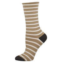 Sailor Stripe Roll Top Bamboo Crew