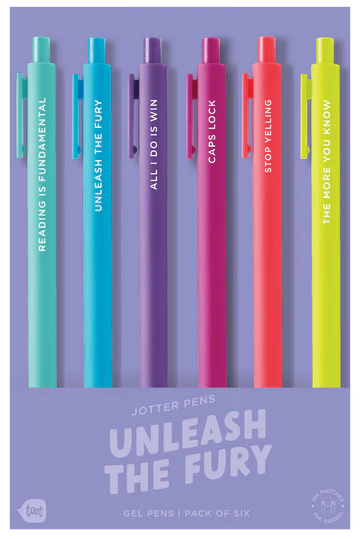 Unleash the Fury Jotters Pen Set 6-Pack