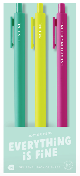 I’m Fine Jotters Pen Set 3-Pack