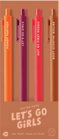 Let’s Go Girls Jotters Pen Set 4-Pack