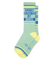 Easily Distracted By Birds Unisex Gym Crew Socks