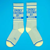 Easily Distracted By Birds Unisex Gym Crew Socks