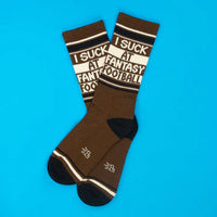 I Suck At Fantasy Football Unisex Gym Crew Socks