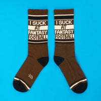 I Suck At Fantasy Football Unisex Gym Crew Socks