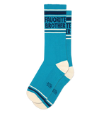 Favorite Brother Unisex Gym Crew Socks