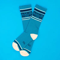 Favorite Brother Unisex Gym Crew Socks