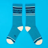 Favorite Brother Unisex Gym Crew Socks
