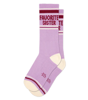 Favorite Sister Unisex Gym Crew Socks