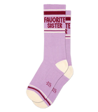 Favorite Sister Unisex Gym Crew Socks