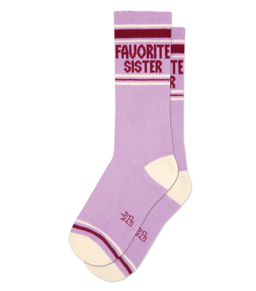 Favorite Sister Unisex Gym Crew Socks