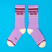 Favorite Sister Unisex Gym Crew Socks