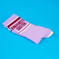 Favorite Sister Unisex Gym Crew Socks