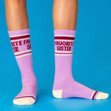 Favorite Sister Unisex Gym Crew Socks