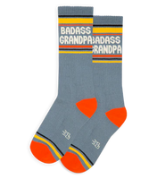 Badass Grandpa Unisex Gym Crew Socks