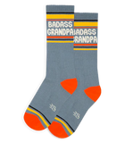 Badass Grandpa Unisex Gym Crew Socks