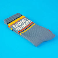 Badass Grandpa Unisex Gym Crew Socks