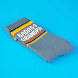 Badass Grandpa Unisex Gym Crew Socks