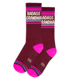 Badass Grandma Unisex Gym Crew Socks