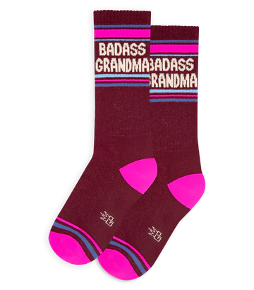 Badass Grandma Unisex Gym Crew Socks