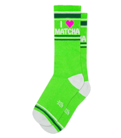 I ❤️ Matcha Unisex Gym Crew Socks