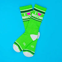 I ❤️ Matcha Unisex Gym Crew Socks