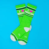 I ❤️ Matcha Unisex Gym Crew Socks