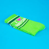 I ❤️ Matcha Unisex Gym Crew Socks