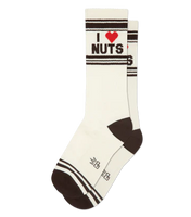 I ❤️ Nuts Unisex Gym Crew Socks