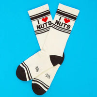 I ❤️ Nuts Unisex Gym Crew Socks