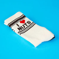I ❤️ Nuts Unisex Gym Crew Socks