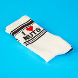 I ❤️ Nuts Unisex Gym Crew Socks