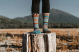 Walnut Wool Crew Socks 