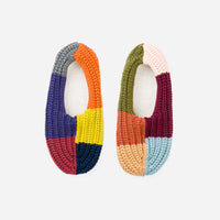 Mismatch Rib Slippers